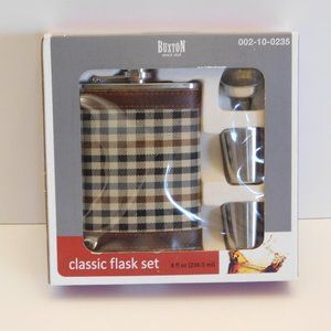 Buxton Classic Flask Set
